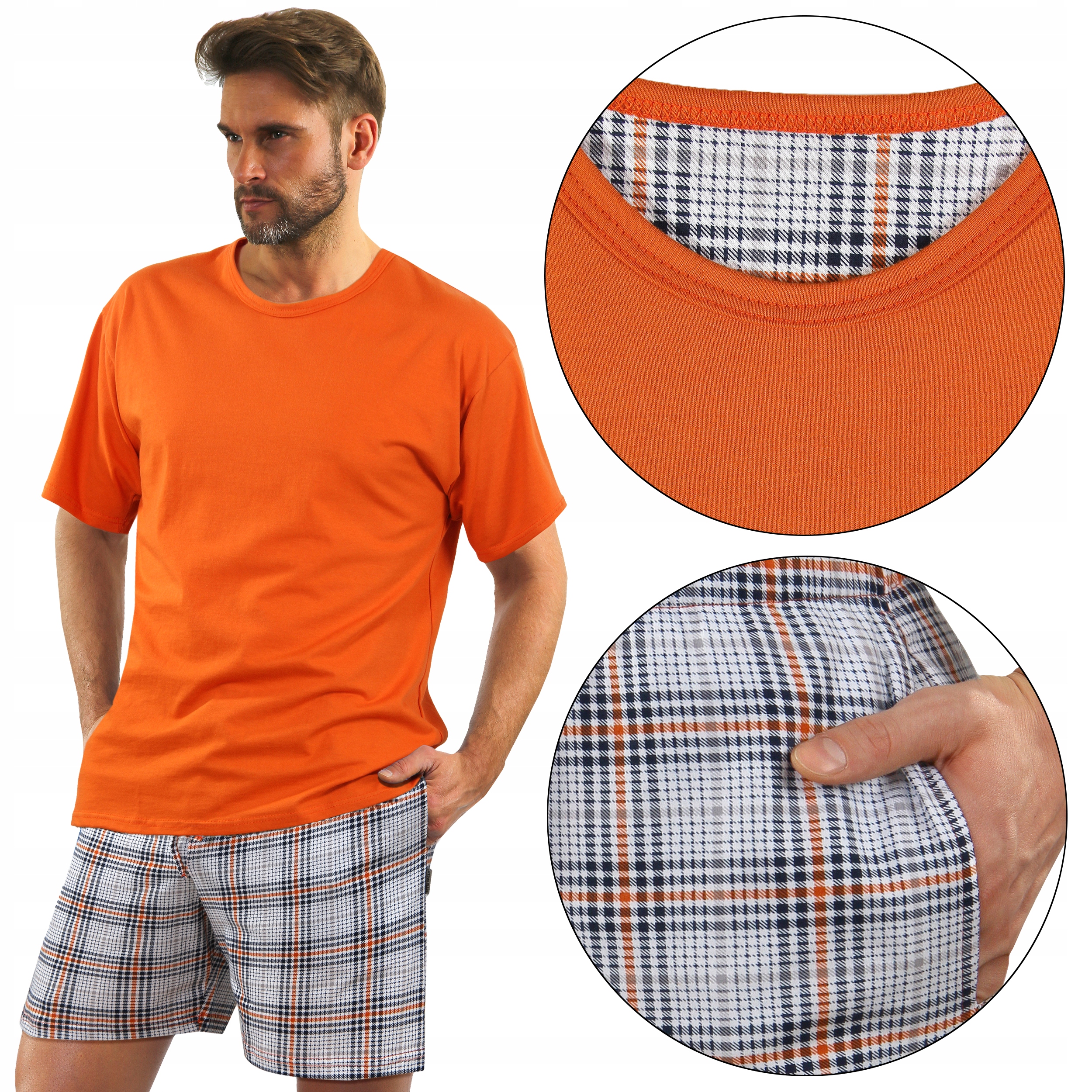 

Bawełniana piżama męska Sesto Senso 2379-29, XXL