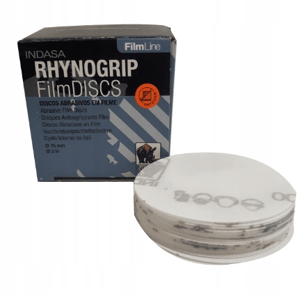 Indasa Film Line Krążek Dysk Na Rzep Papier Ścierny P1500 75mm 50szt.
