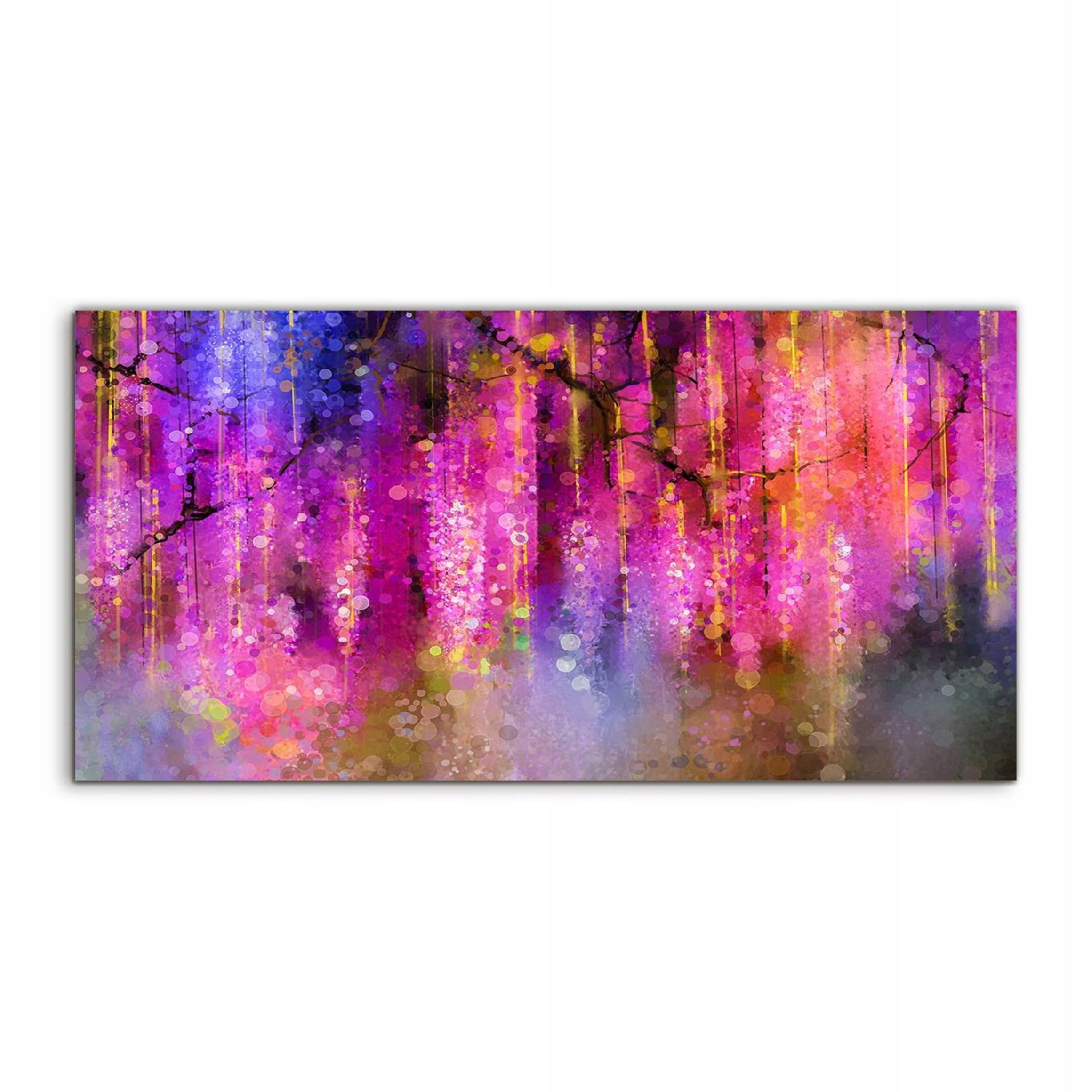 Akrylový obraz 120x60 na stenu Abstraktné kvety