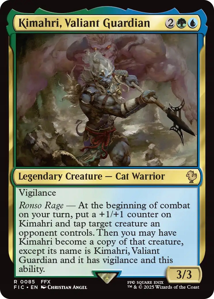 Mtg Kimahri, Valiant Guardian (r)