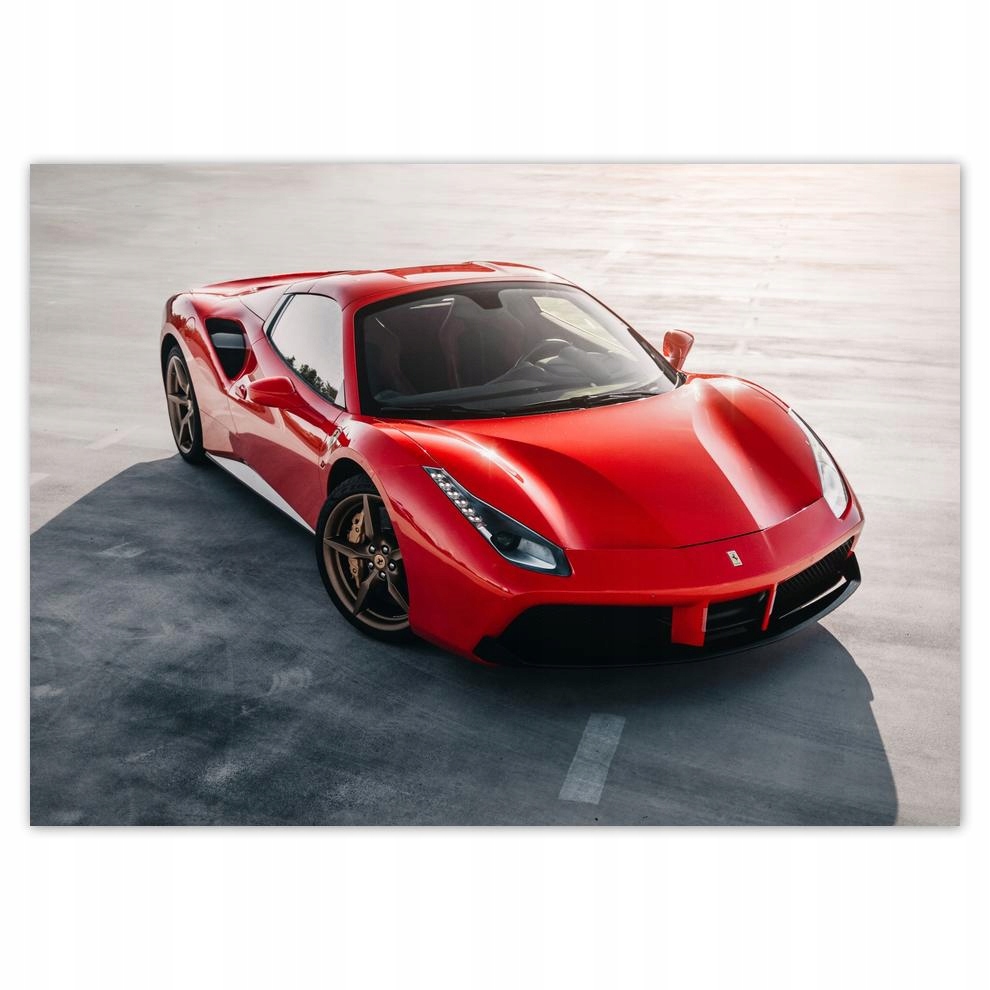 

Plakat 70x50 Czerwone Ferrari Pocisk