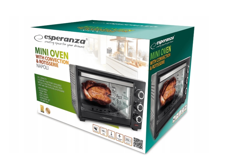 DUŻY PIEKARNIK ELEKTRYCZNY PIECZENIE GRILL DUŻA MOC KONWEKCYJNY ROŻEN Model OT 2023 CR SR PRO