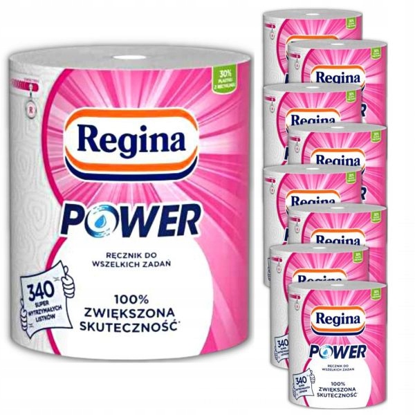 WYDAJNY Ręcznik papierowy Regina Power x 9 sztuk