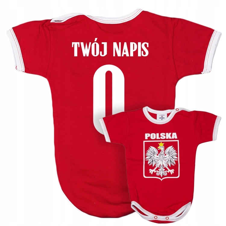 

Body Śpiochy Śpioszki Polska twój Nadruk! 62cm