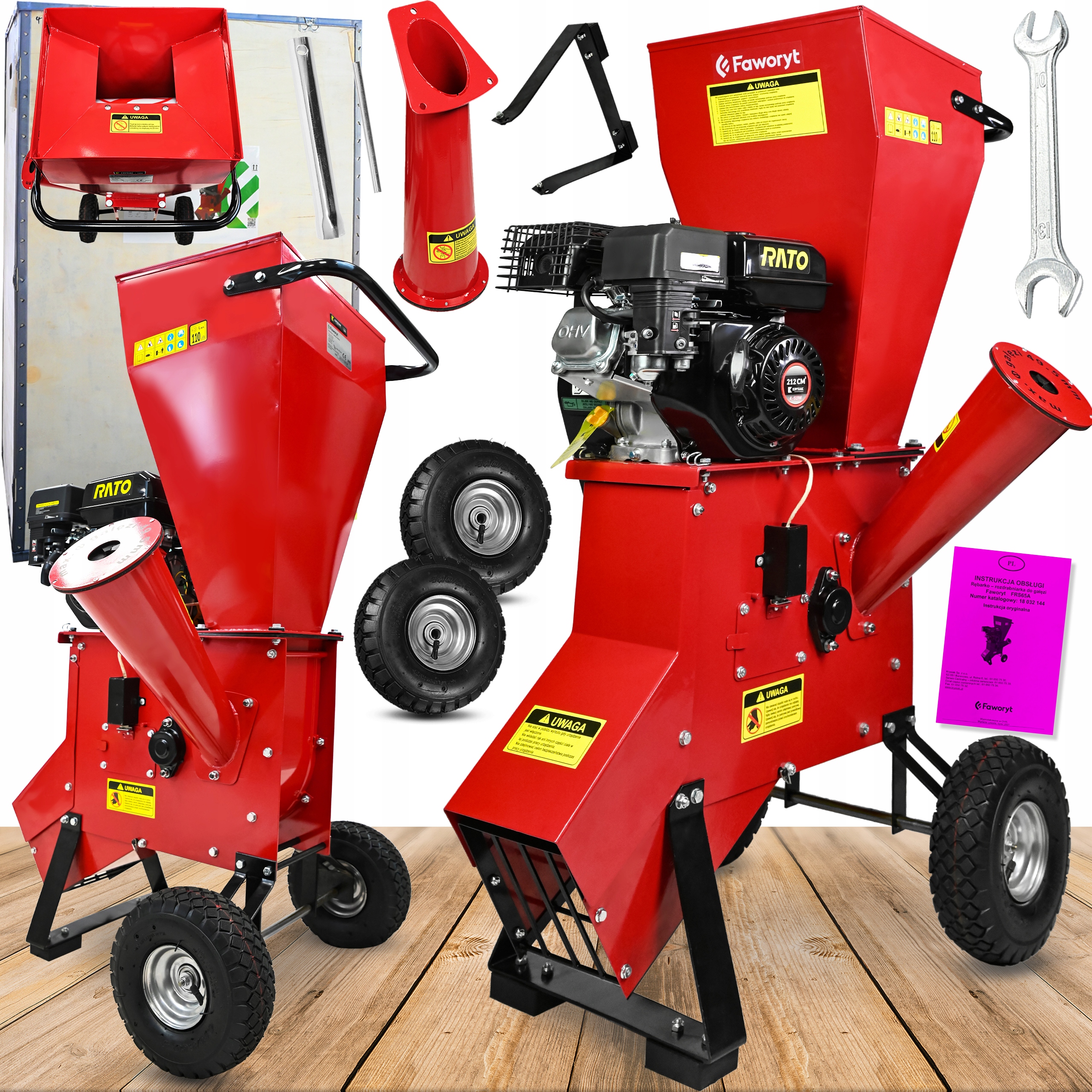 NAJNOWSZY ROZDRABNIACZ SPALINOWY DO GALEZI TURBO X