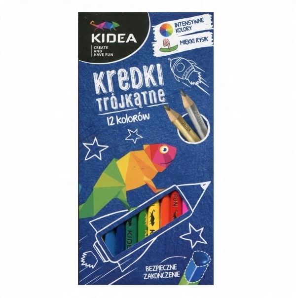 

Kredki trójkątne Kidea, (DRF-17911)