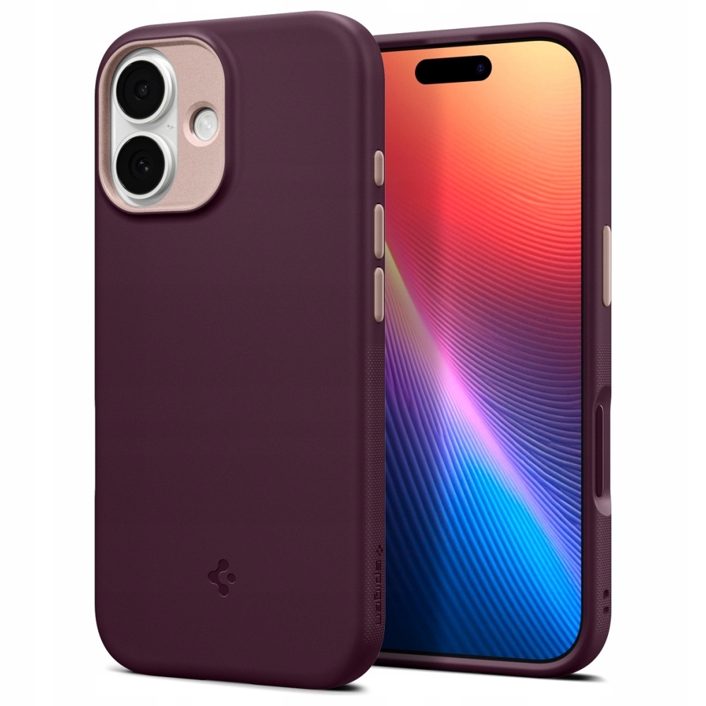 Pouzdro Spigen Nano Pop Mag MagSafe pro iPhone 17 vínové