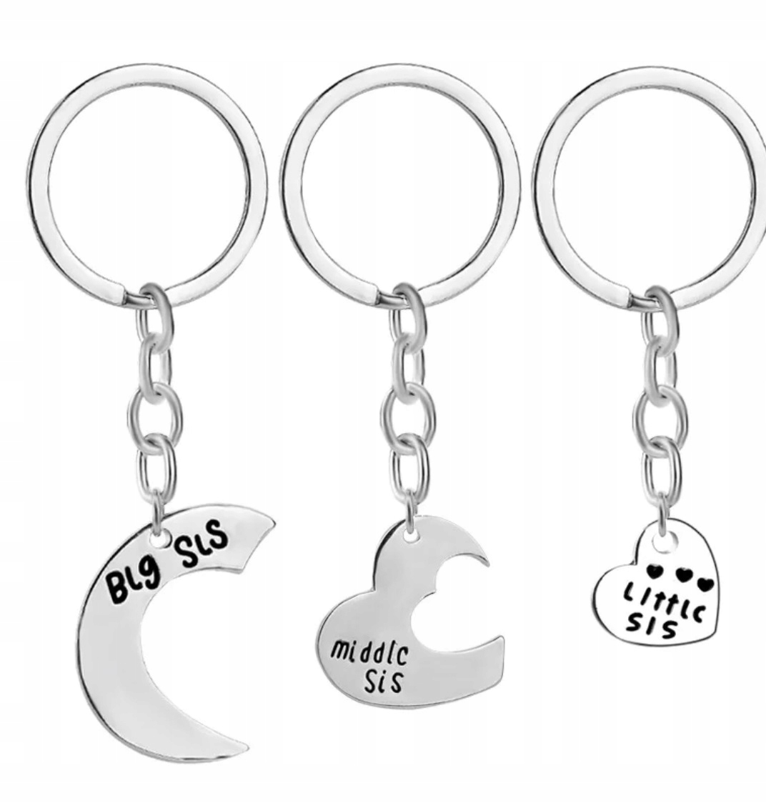 Brelok Trio Sisters Triangle Serce Przyjaciółki Marka Inna marka