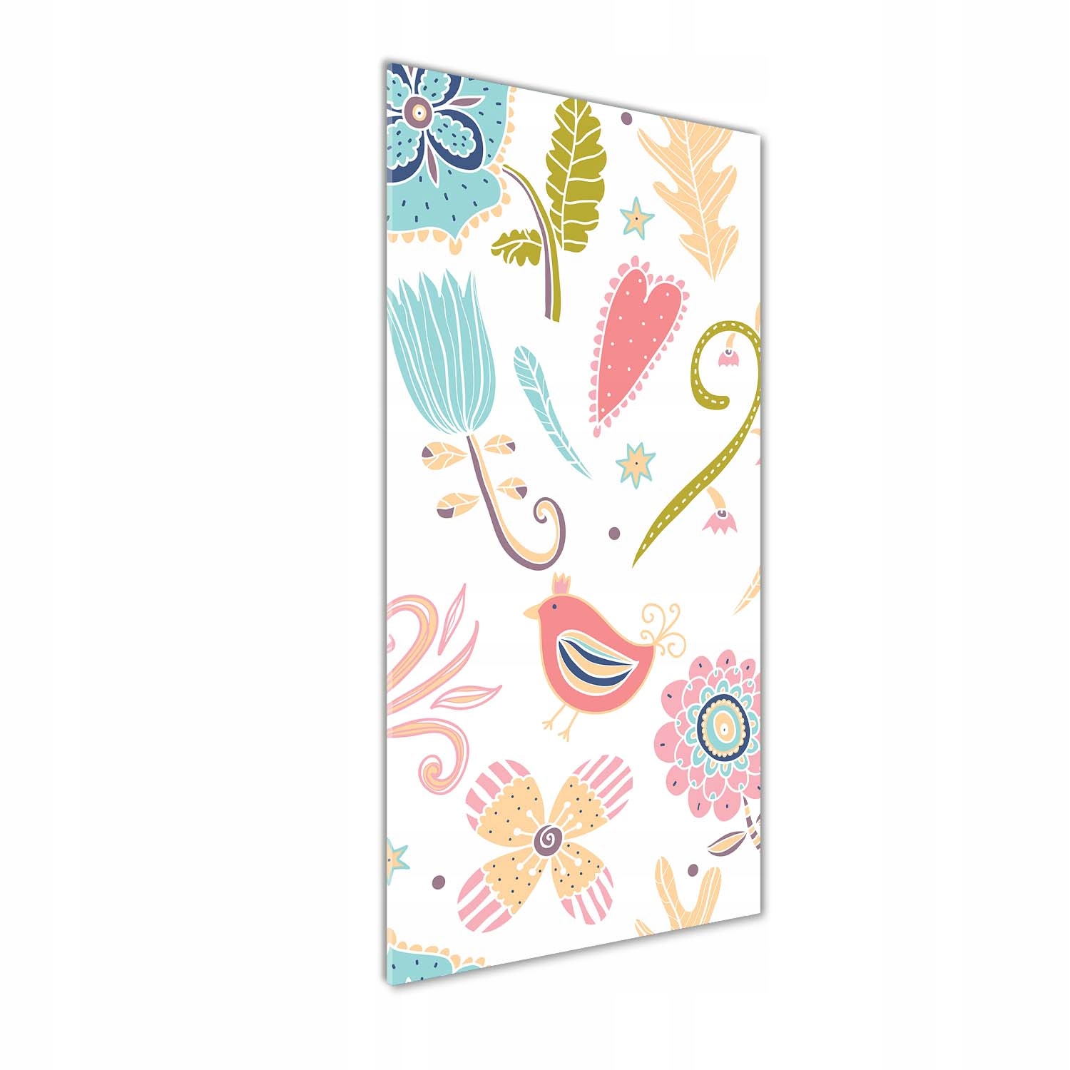 

Foto obraz akryl do salonu Rośliny i ptak 50x125cm