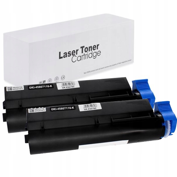 2 x Toner do Oki ES4132 ES4192 ES5112 ES5162 12.000 str Nowy