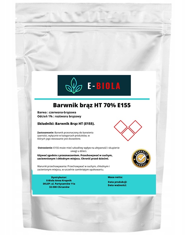 Bronzové barvivo Ht 70% E155 1KG