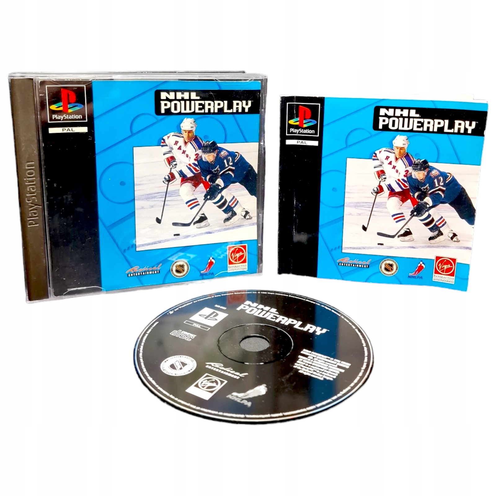 NHL Powerplay 96 PSX PS1 PS2 PS3 retro hockey Wydawca Radiant Entertainment