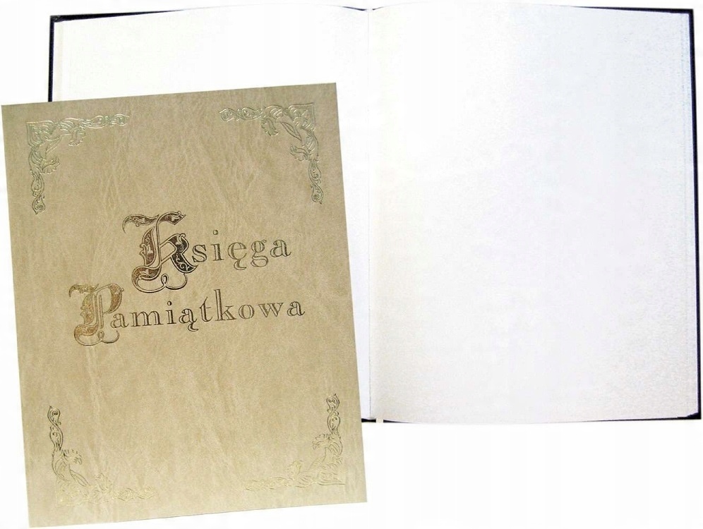 

Księga Pamiątkowa Złocona Beżowa B4