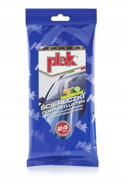 Plak ściereczki do szyb i LCD Cytryna z Limonką 24 szt
