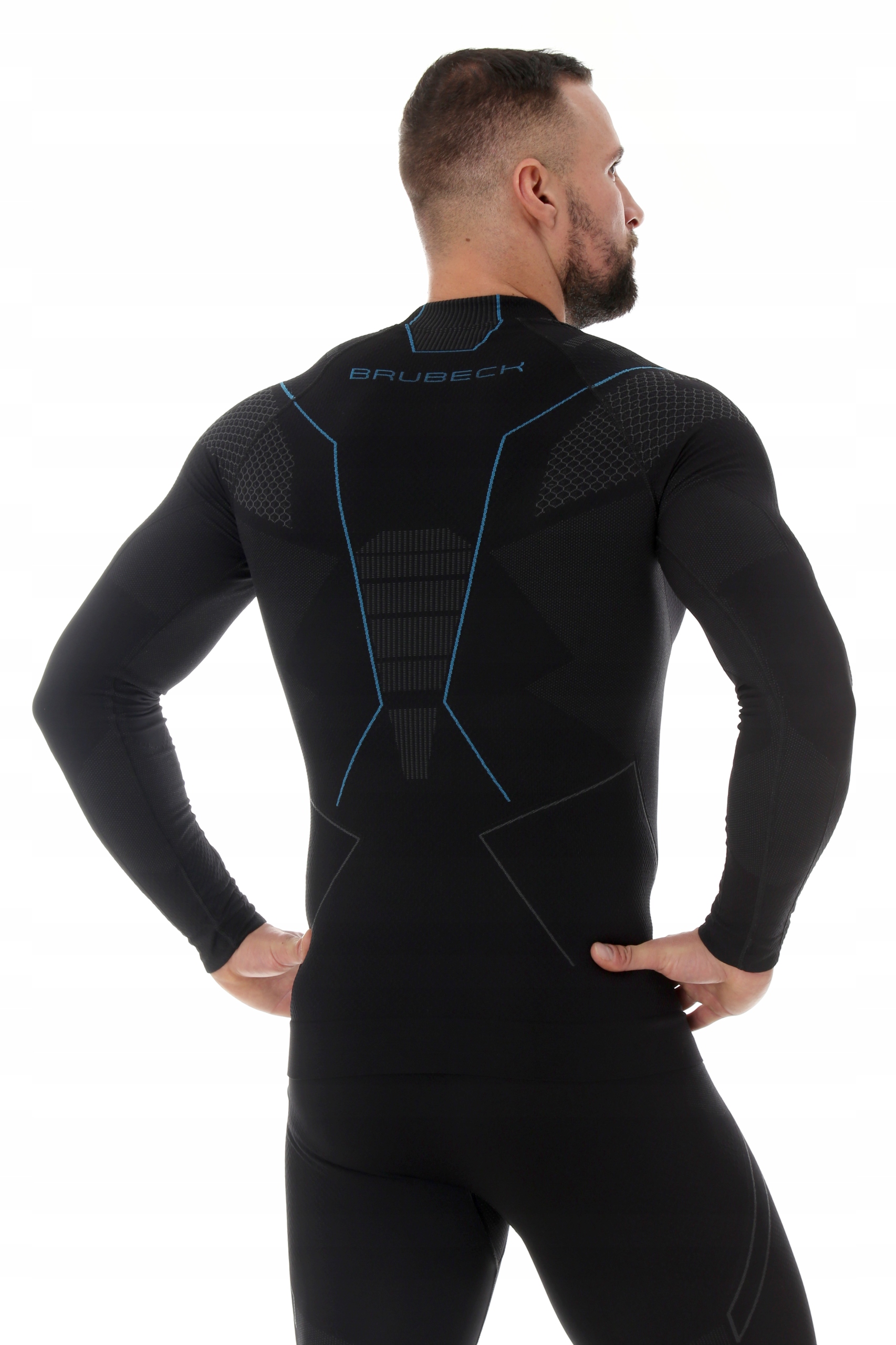 BRUBECK MEN ODZIEŻ TERMICZNA DO TURYSTYKI GÓRSKIEJ - XL Kod producenta LS1304M - koszulka termiczna, LE1184M - getry