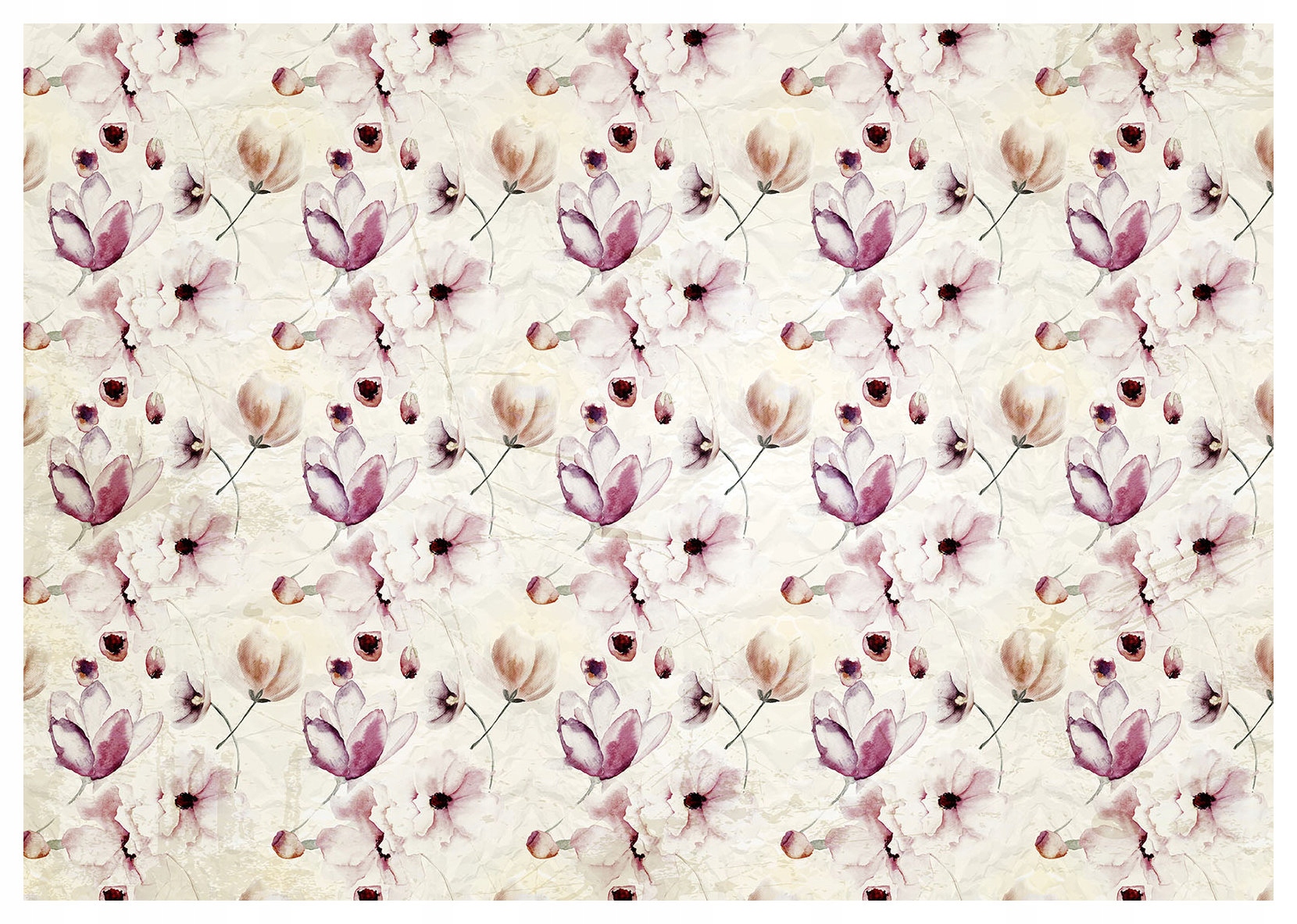 Fototapeta Akvarijní květy růží bez 254x184 vinylová lepidlo