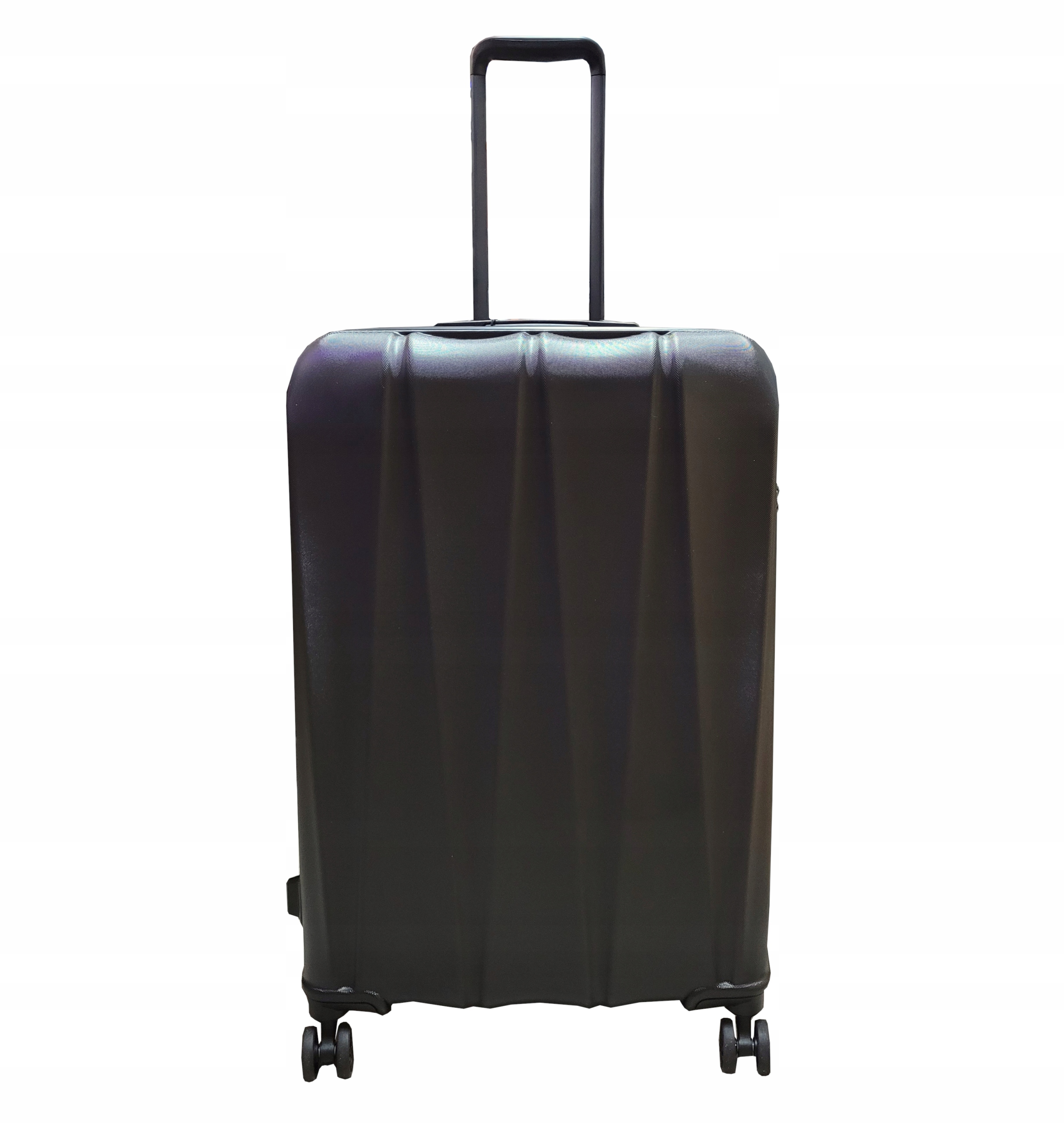 Walizka twarda czarna na 4 kółkach 85 L 50 x 75,5 x 29 cm