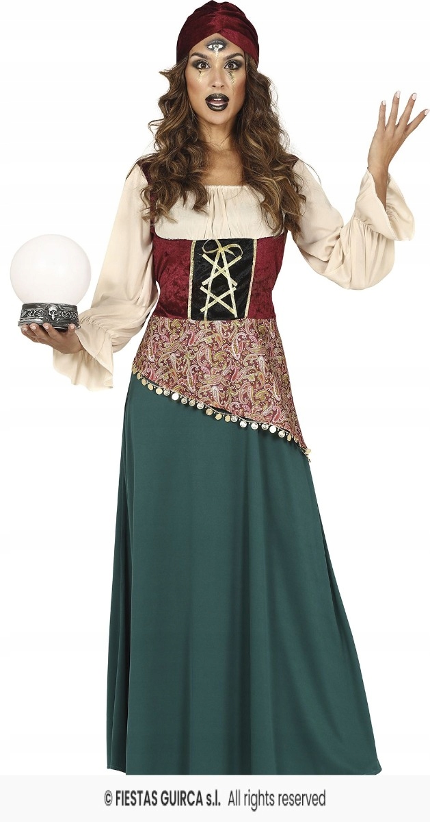 Kostým Cikánka Převlek Tarotistka Kostým víla L