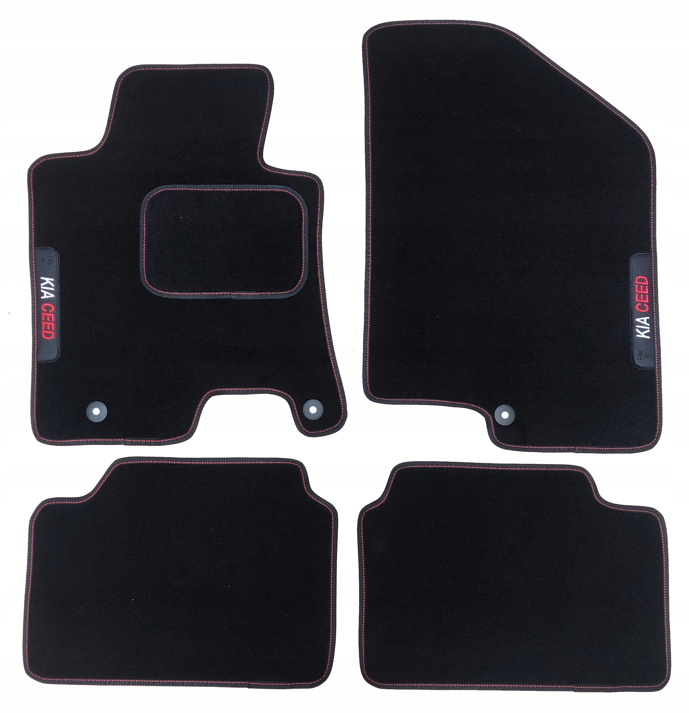 

Kia Ceed II od 2012-2018 Dywaniki Welury Haft