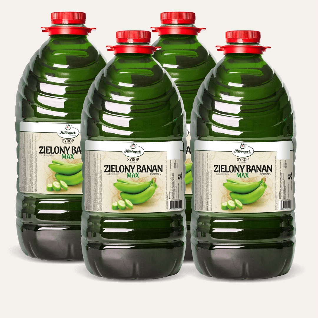 Syrop Zielony Banan 5L Herbapol Kraków