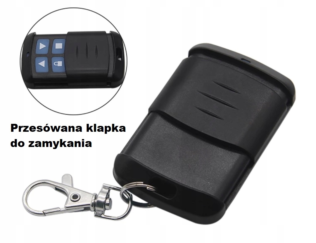 Pilot rolet bram brelok Protos 1-kanałowy 433.92 Rodzaj napędu do bram garażowych