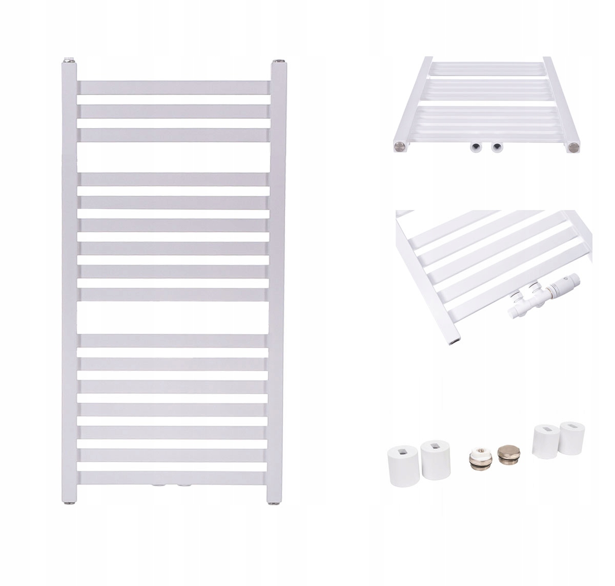 Koupelnový radiátor Vario 100/40 Bílý Mat 50 mm