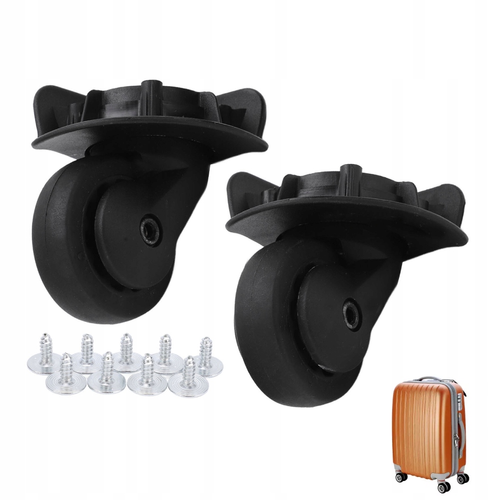 

2 Wytrzymałe Kółka Do Walizki Bagażowej Obrotowe