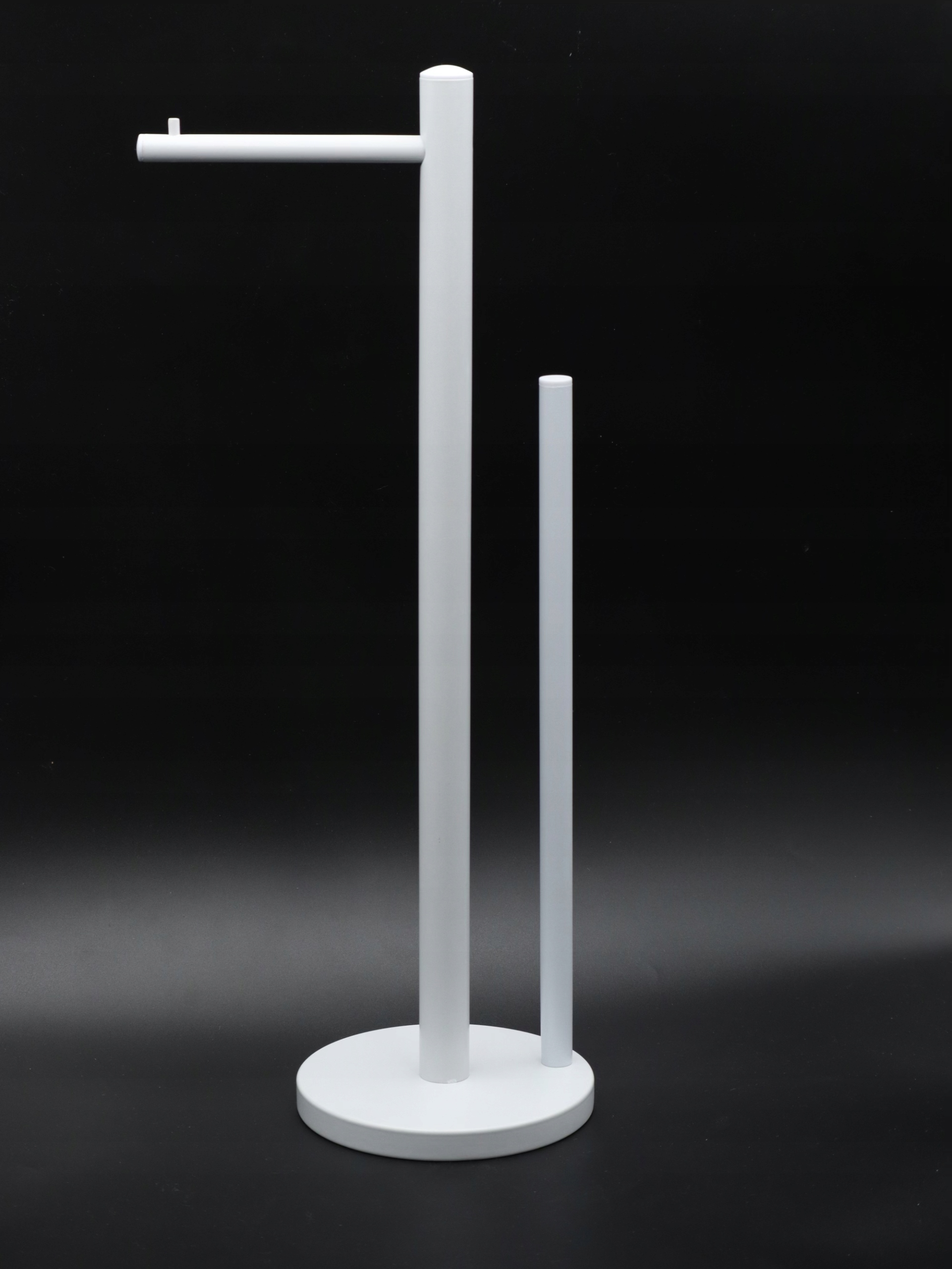 STOJAK UCHWYT PAPIER TOALETOWY METAL BIAŁY EAN (GTIN) 8718964103218