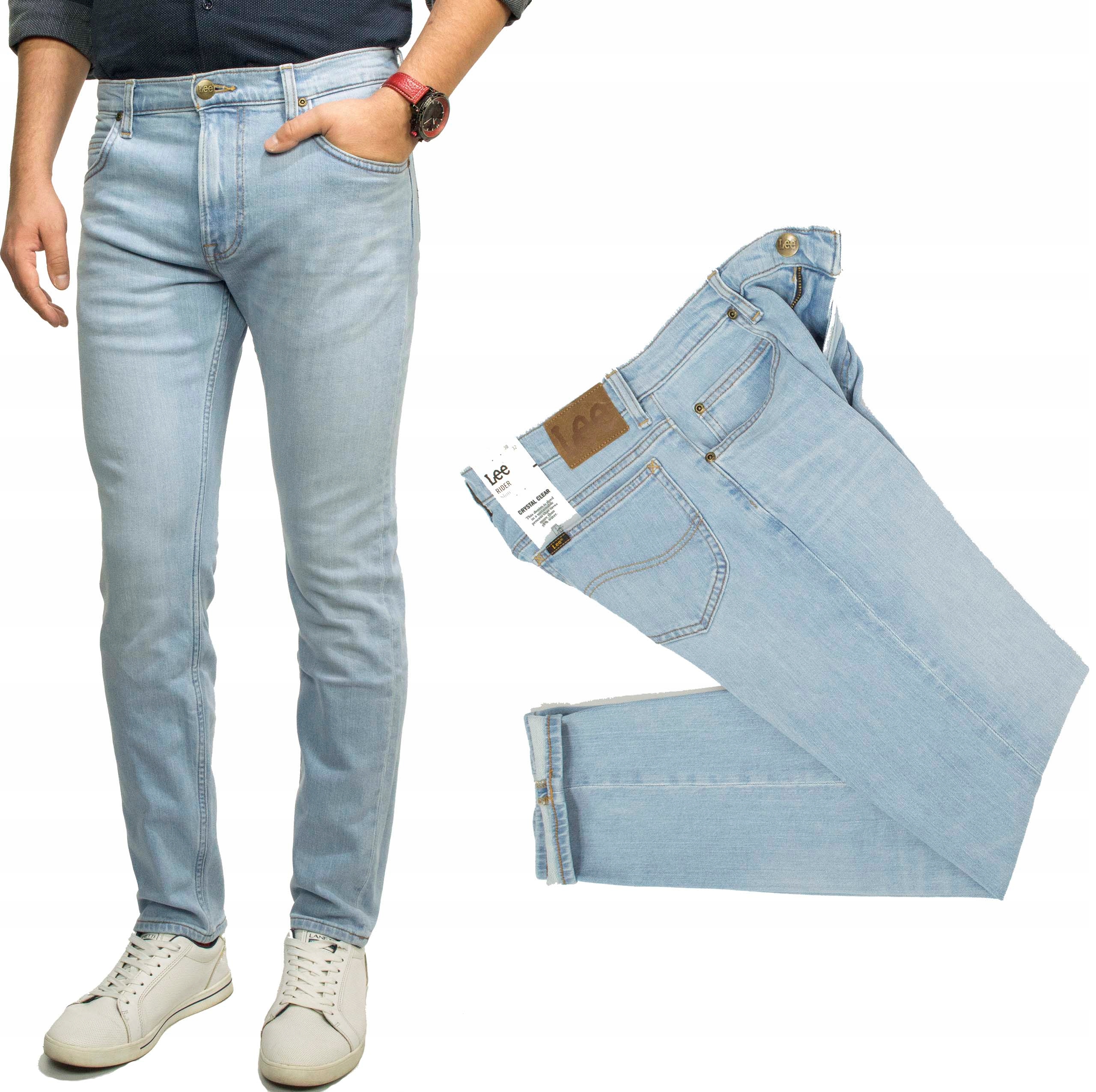 Lee Rider Polar Light pánské džíny Slim W33 L30
