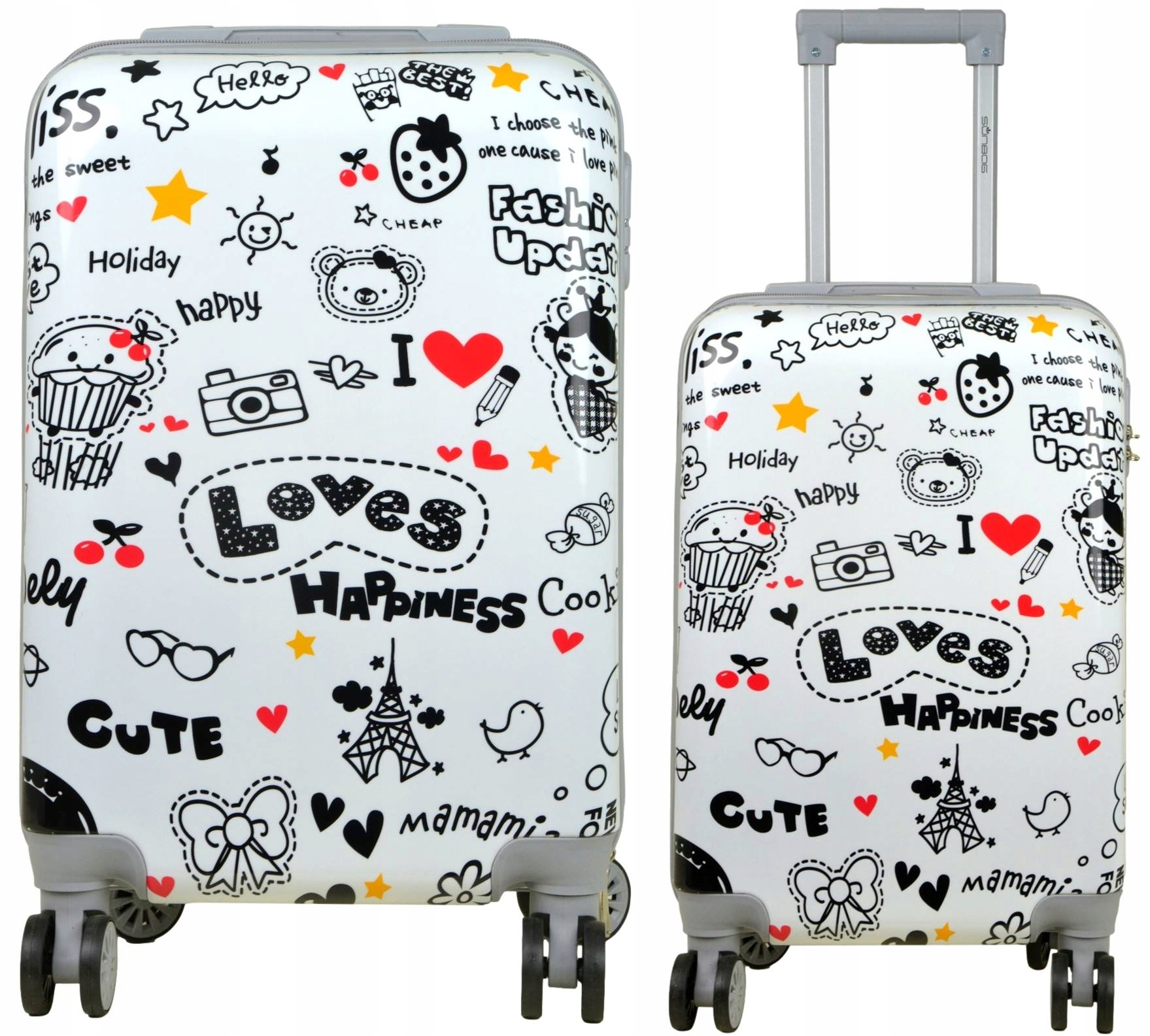 Mała walizka twarda kabinowa firmy SunBag model Love