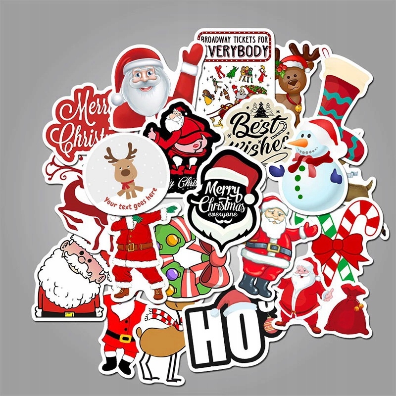 NAKLEJKI WLEPY STICKERS BOMB MIX MIKOŁAJ 50szt Producent Inny