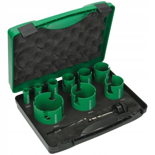 Hikoki 754252 Sada Dierovačov S Karbidovým Povrchom 11 Kusov