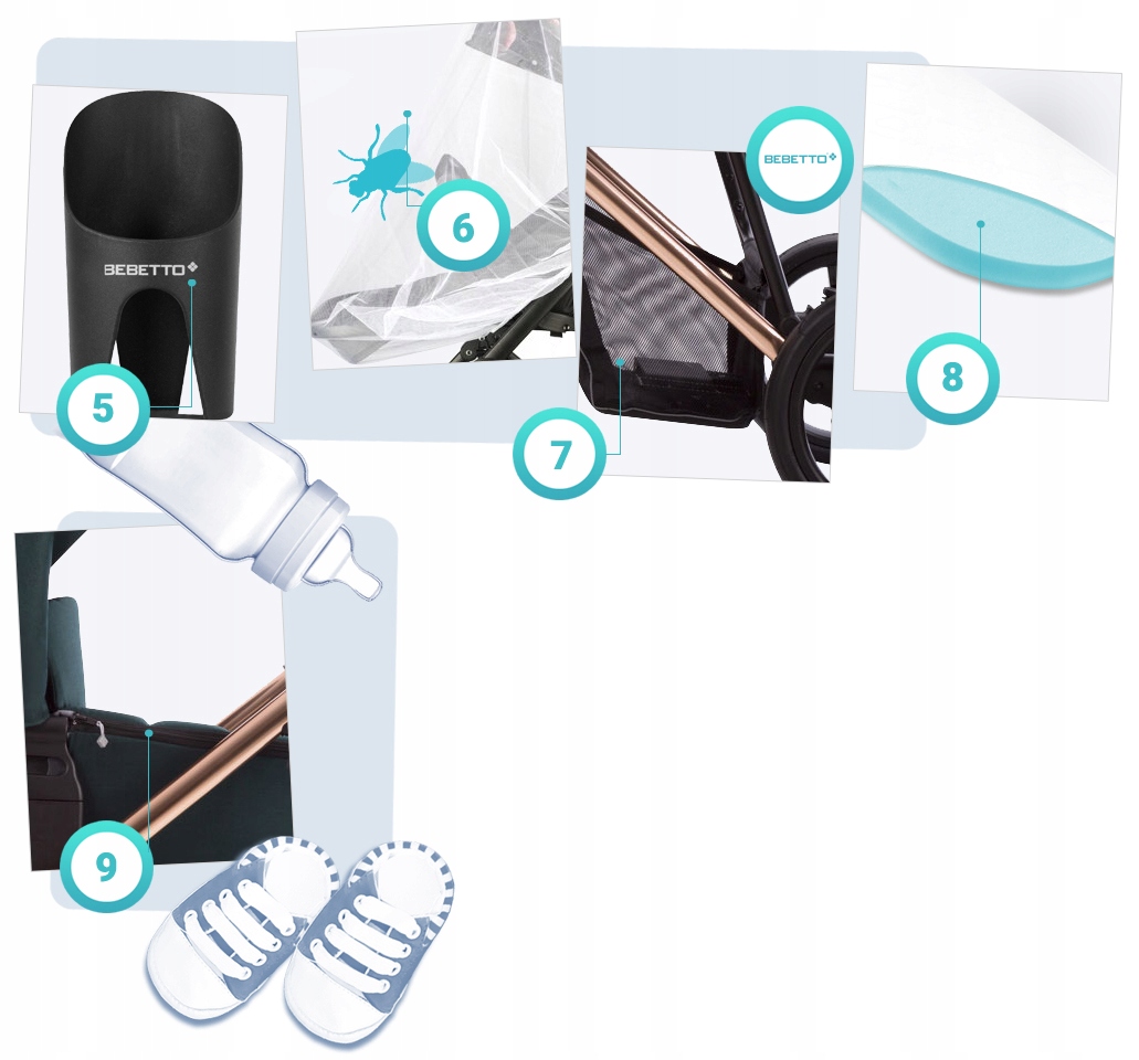 WÓZEK BEBETTO 2W1 FLAVIO PREMIUM CLASS STELLA 08 Marka Bebetto