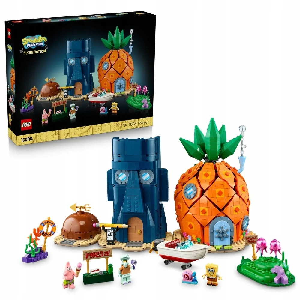 * Lego 11386 Icons Spongebob v kalhotách: Bikini Dolne