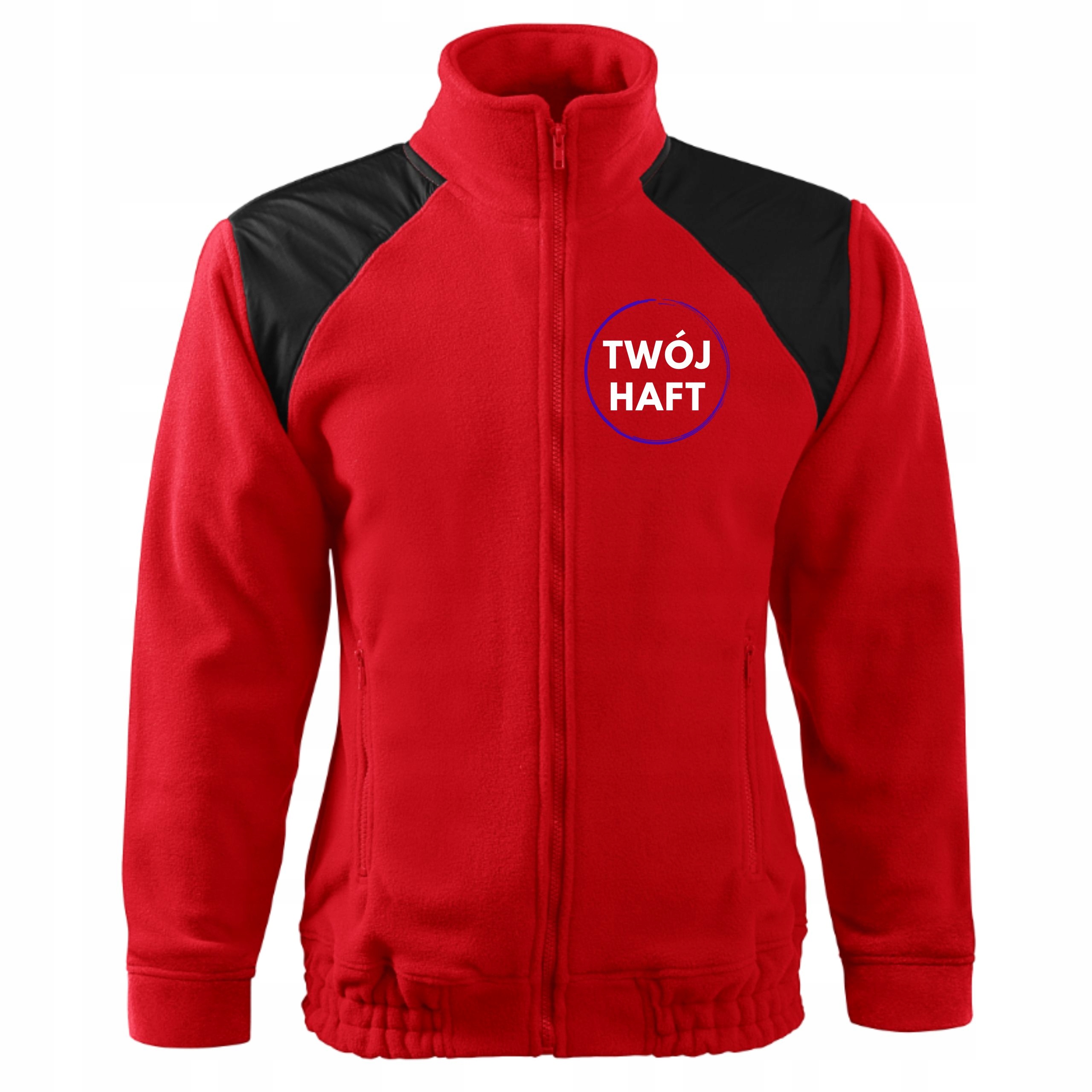 Polar Pracovní mikina Logo Výšivka firemní reklamní potisk Červená XL