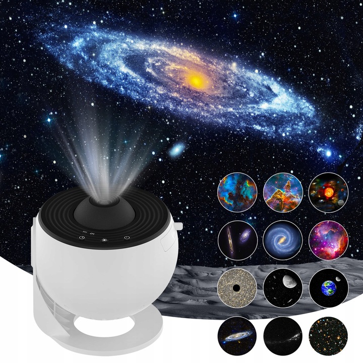 PROJEKTOR GWIAZD PROJEKTOR NIEBA LAMPKA NOCNA PLANETARIUM 12W1 RZUTNIK LED Kod producenta Projektor Gwiaździstego Nieba