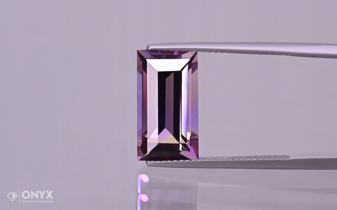 Ametryn fazetovaný obdélník 15,5x8,5 mm