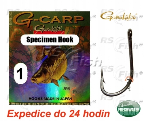 Haczyki Gamakatsu G-Carp Specimen Hook roz. 6