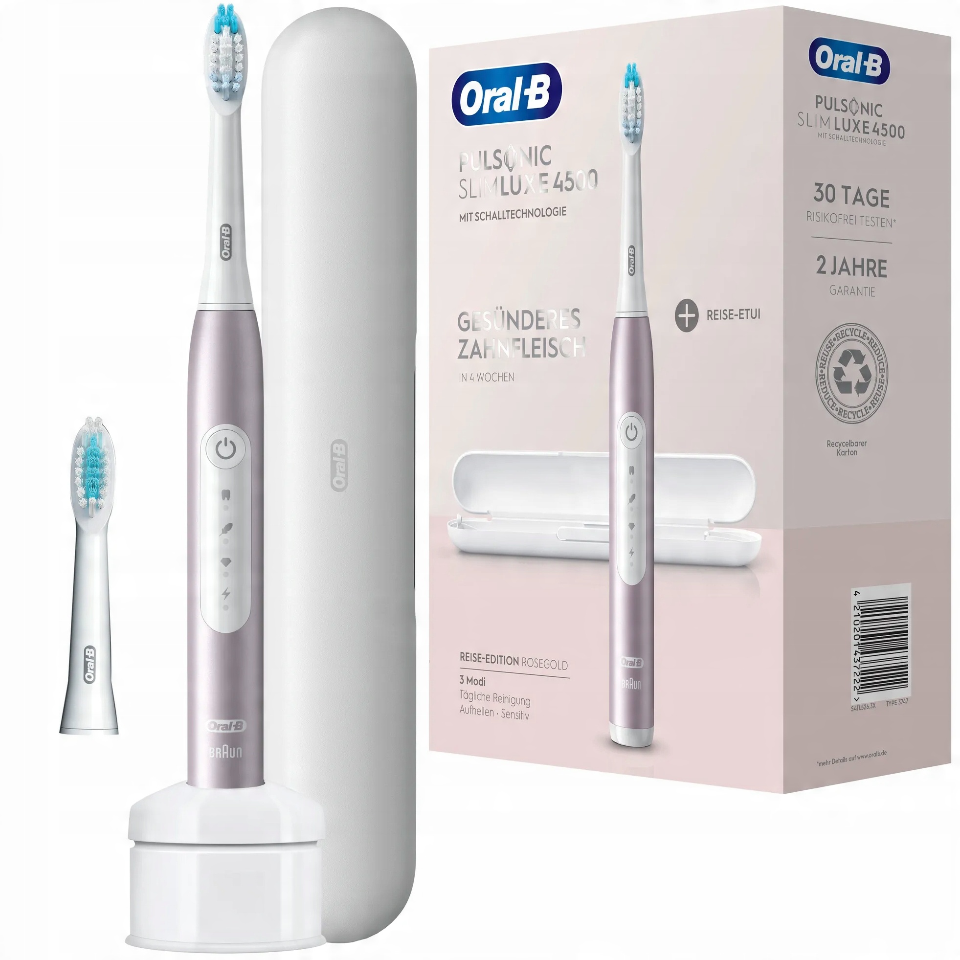 

Szczoteczka Soniczna Oral-B Slim Luxe 4500 Rose