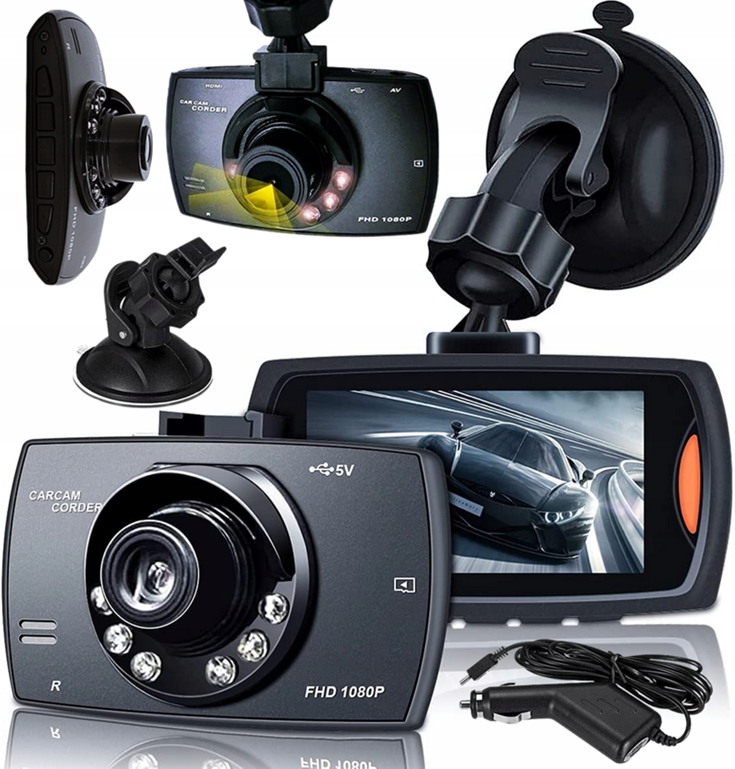 

Kamera Samochodowa Video Rejestrator Jazdy Full Hd