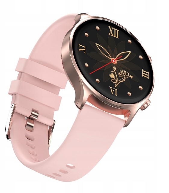Smartwatch Riversong Motive 7C: Różowo-Złoty, 1.52", IP68, 300mAh, Trwały