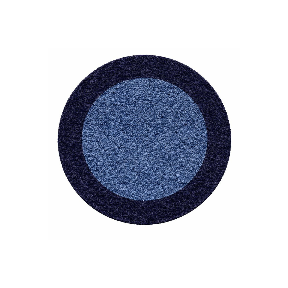 160x160 (průměr) kruh Kusový koberec Life Shaggy 1503 navy kruh