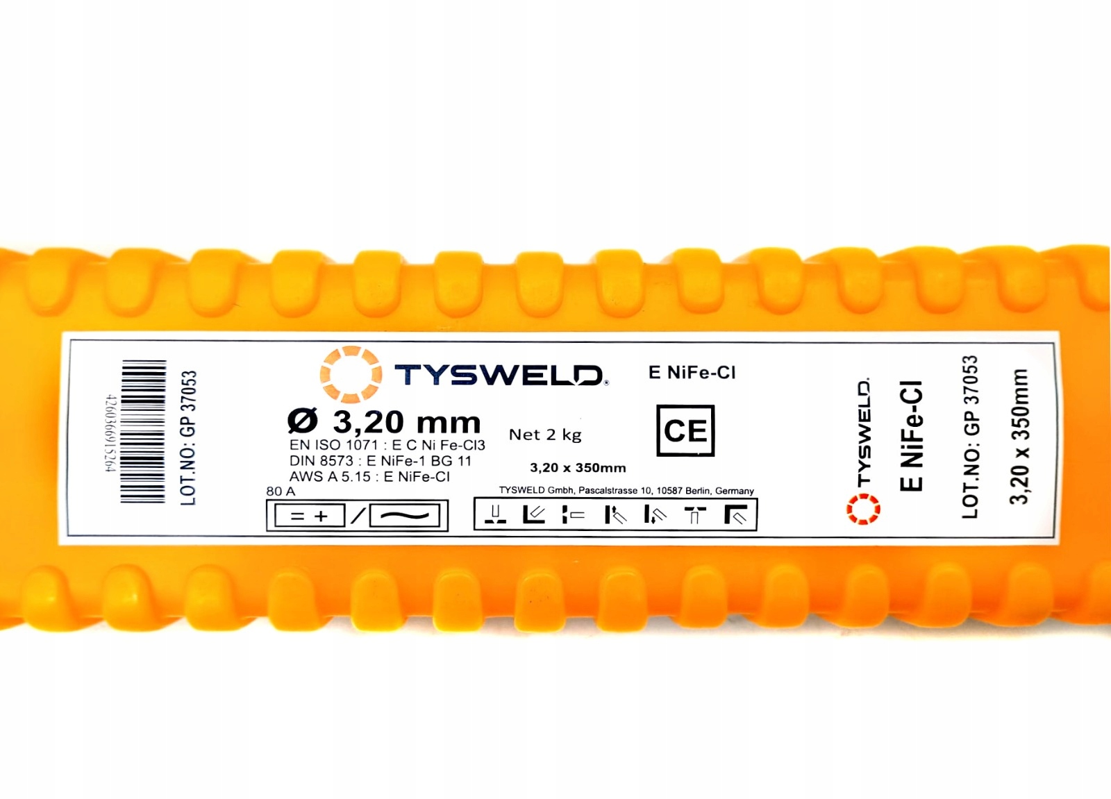 Elektroda Pro Svařování Litiny 3,2 Tysweld Elektroda 3,2 mm balení NiFe-Cl