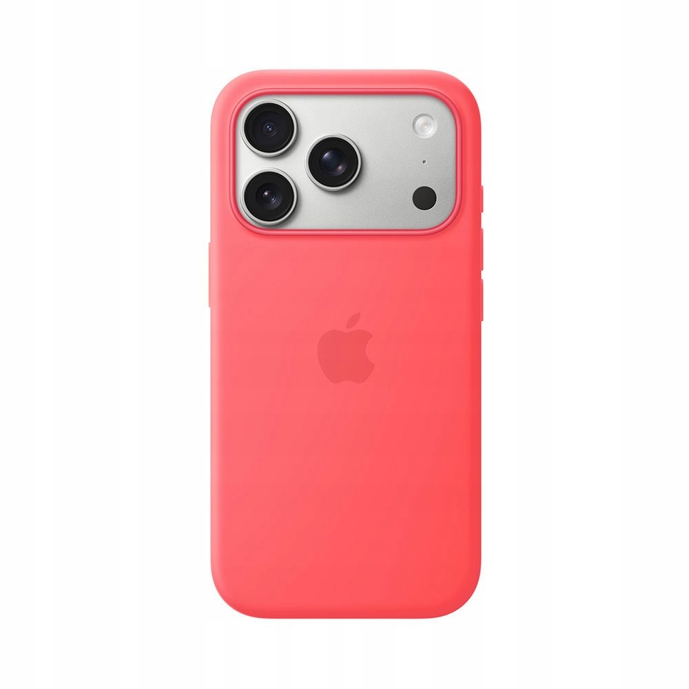 iPhone 17 Pro Silicone Case with Ms – Bright Guava MHW04ZM/A