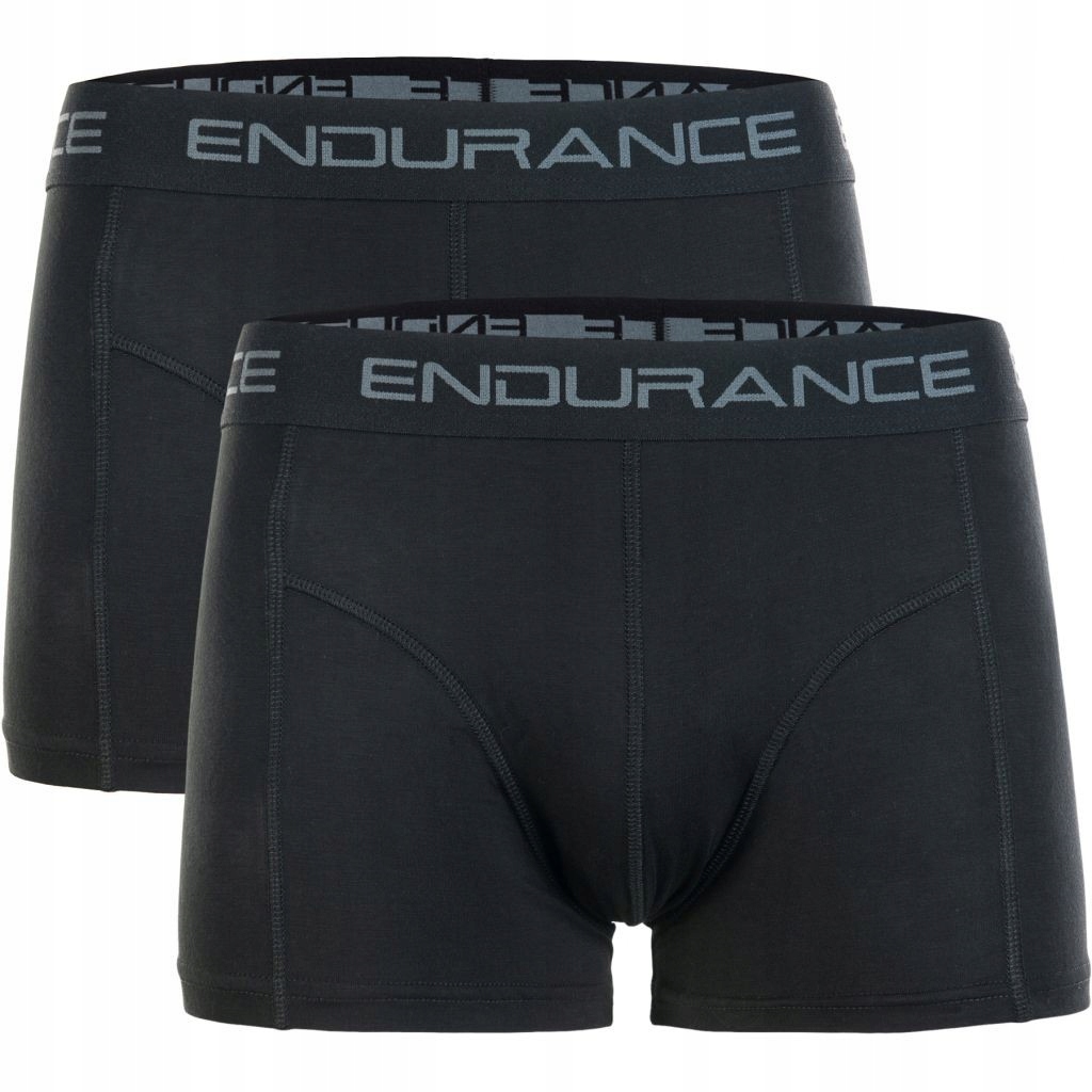 

Bokserki męskie Endurance Brighton 2-pack Czarny S
