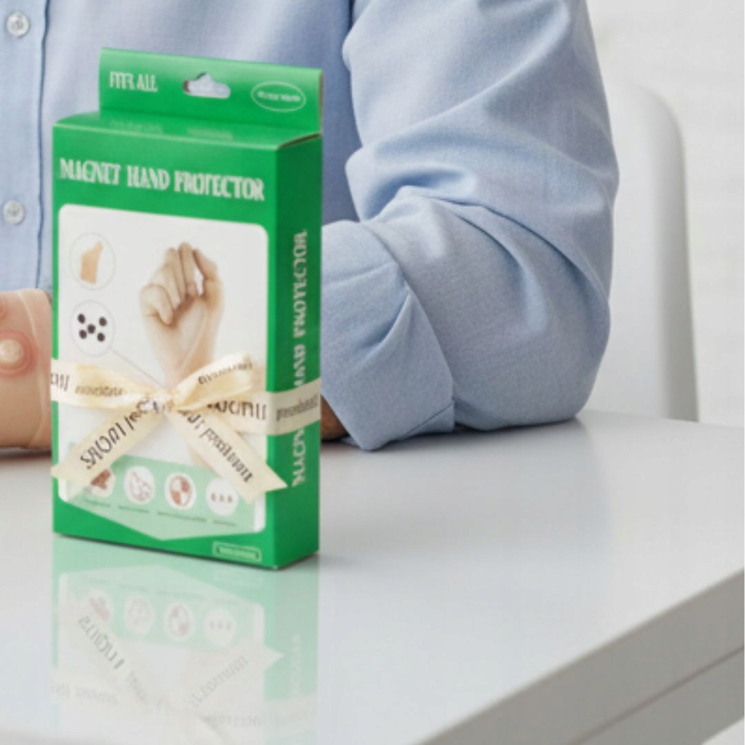 OPASKA MAGNETYCZNA NA NADGARSTEK DŁOŃ STABILIZATOR NADGARSTKA Z 6 MAGNESAMI Marka bez marki