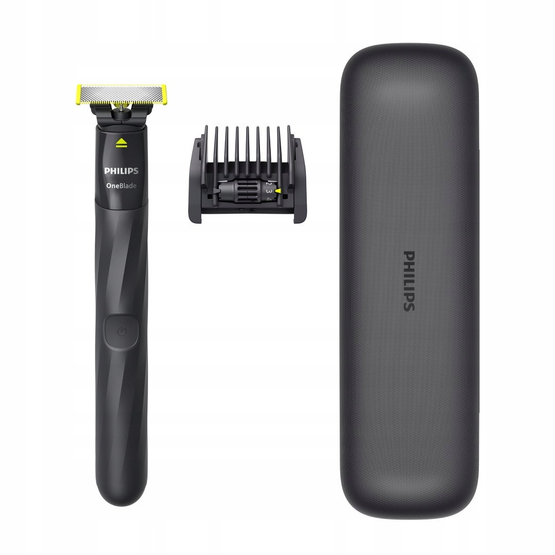Golarka Philips OneBlade Regulowana nasadka i Futerał podróżny QP1424/65