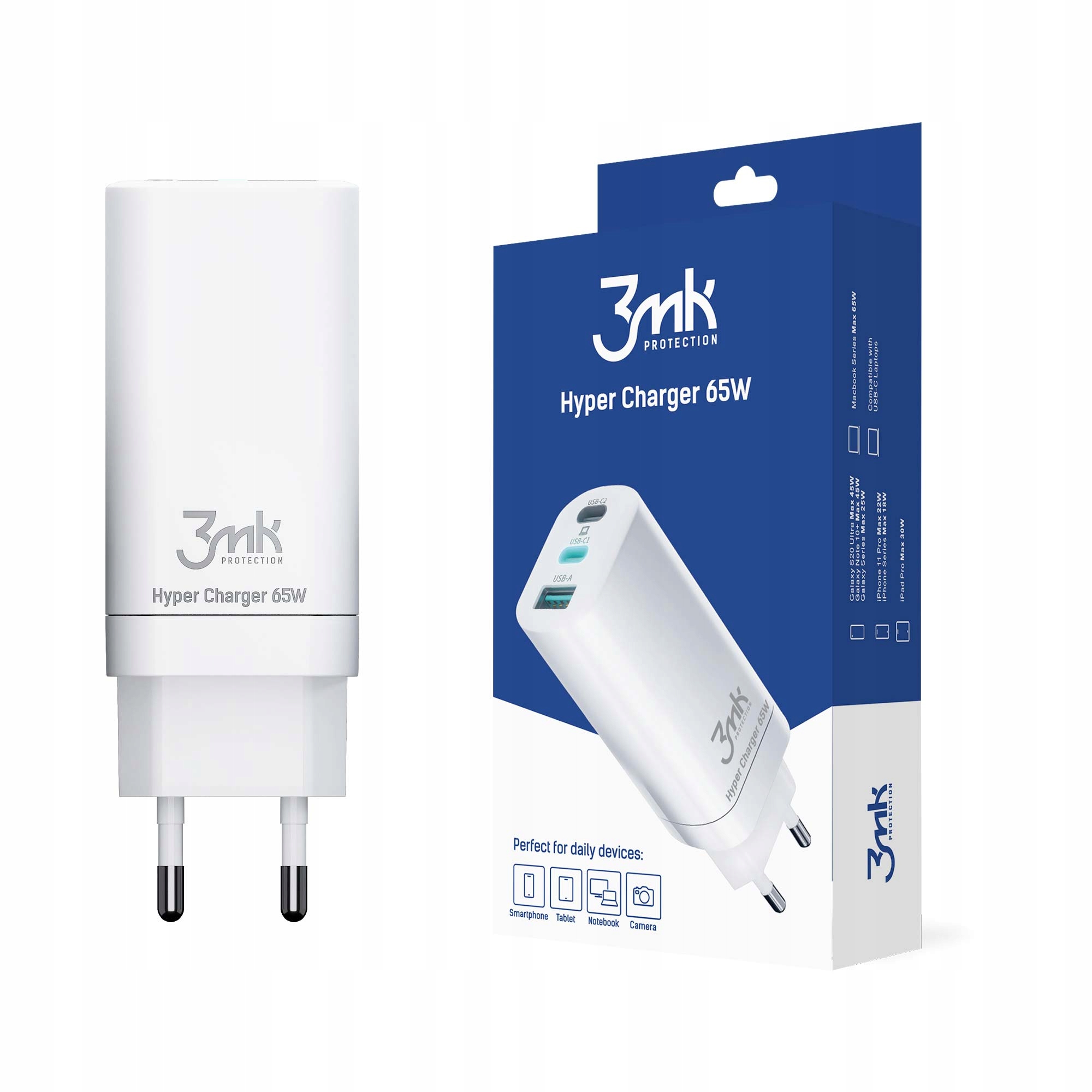 Rychlá nabíječka 3mk Hyper Charger 65W 3xUSB