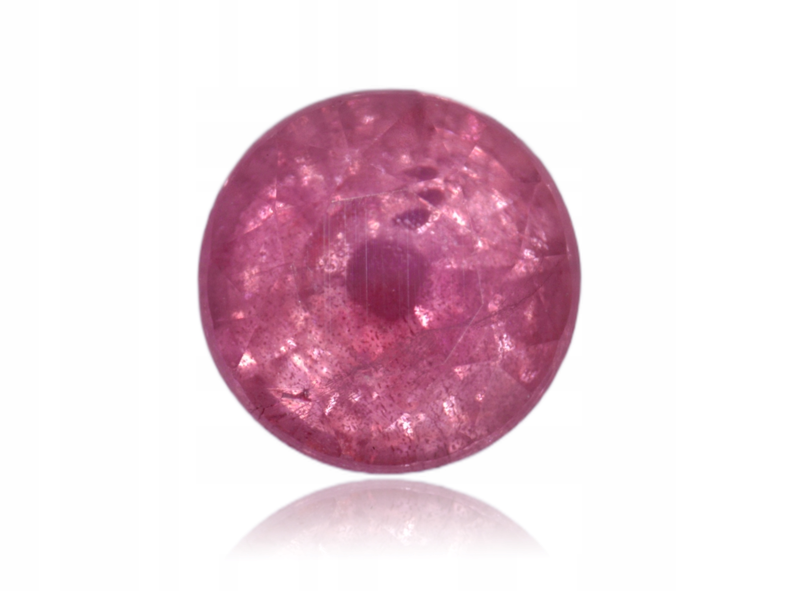 Safír 0.31ct Růžový Kulatý eCertifikát Wbd