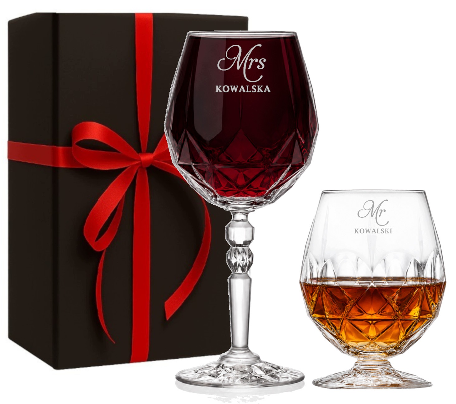 Sada křišťálová sklenička sklenice whisky gravírování Dárek Páry Výročí